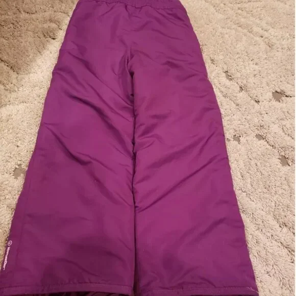 Champion Girls XS Purple Snowbib Overall Snow Pants VentureDry - Picture 4 of 8